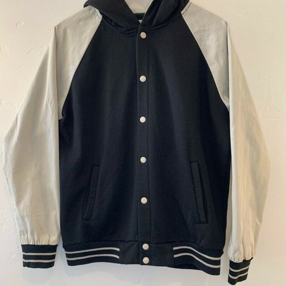 21 Men Other - 21 Men Mens Varsity Jacket Blue White Color Block
